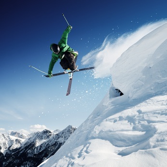 Skifahrer