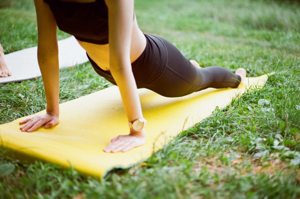 Yoga im Freien